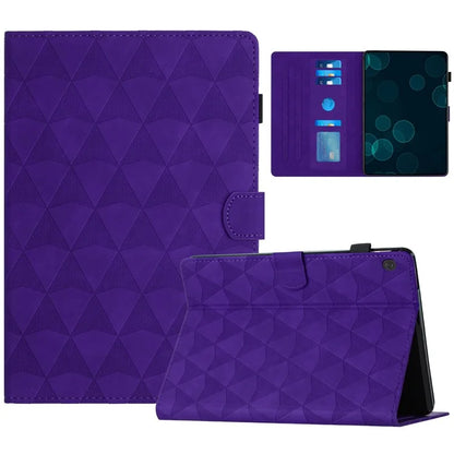 For Lenovo Tab M10 Case Diamond Pattern Leather Tablet Cover with Stand