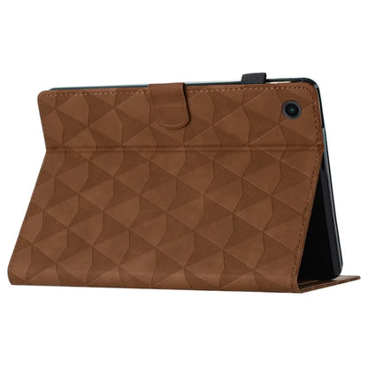 For Samsung Galaxy Tab A9 Tablet Case Diamond Pattern Leather Cover Card Holder Stand