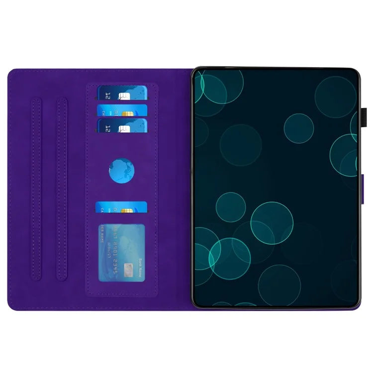 For Samsung Galaxy Tab A9 Tablet Case Diamond Pattern Leather Cover Card Holder Stand