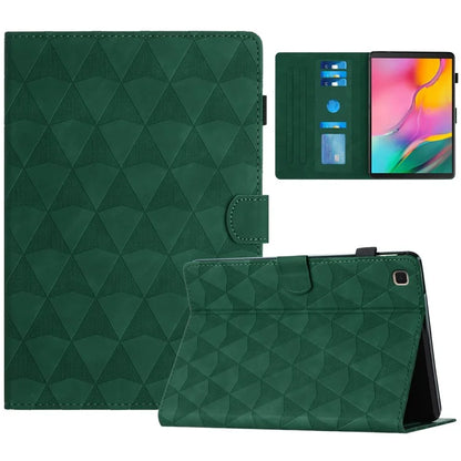 For Samsung Galaxy Tab A 10.1 (2019) Case Auto Wake Sleep Diamond Pattern Leather Cover