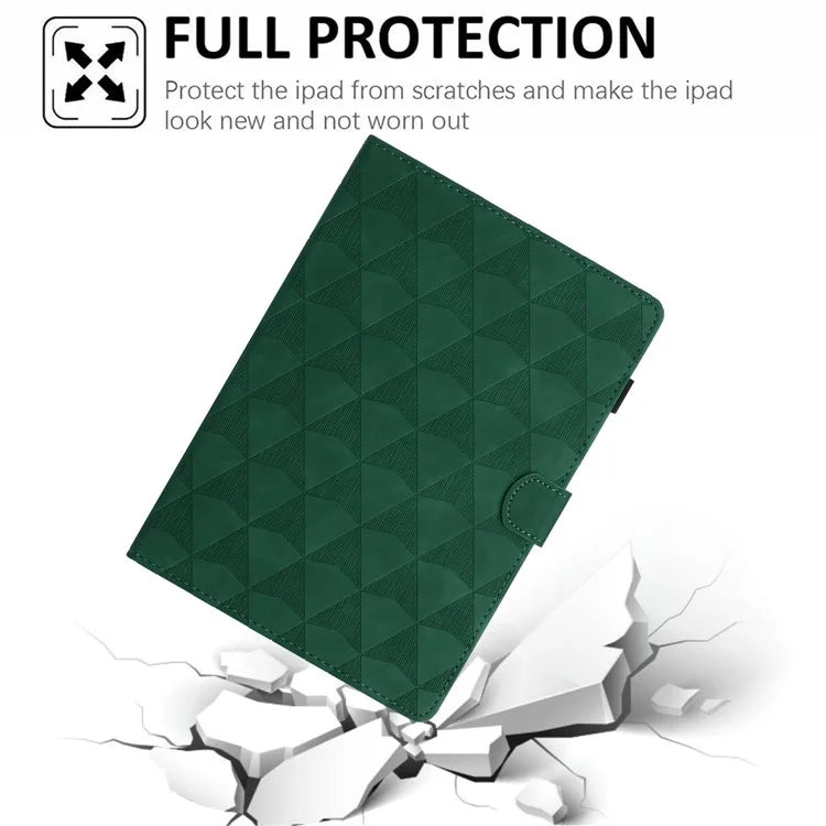 For Samsung Galaxy Tab A 10.1 (2019) Case Auto Wake Sleep Diamond Pattern Leather Cover