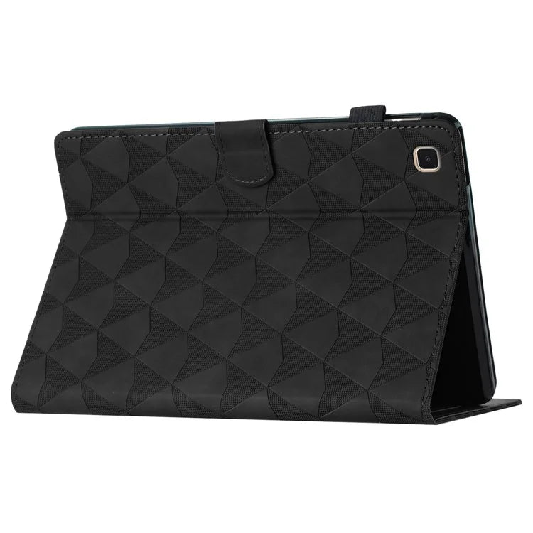 For Samsung Galaxy Tab A 10.1 (2019) Case Auto Wake Sleep Diamond Pattern Leather Cover