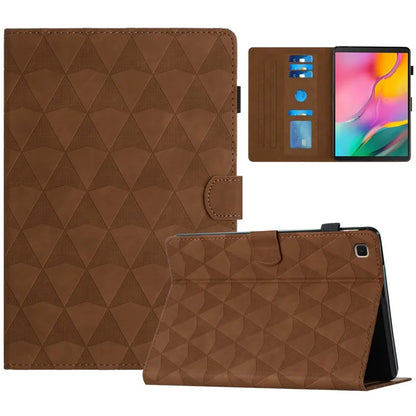 For Samsung Galaxy Tab A 10.1 (2019) Case Auto Wake Sleep Diamond Pattern Leather Cover