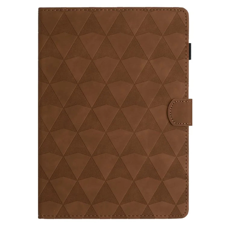 For Samsung Galaxy Tab A 10.1 (2019) Case Auto Wake Sleep Diamond Pattern Leather Cover