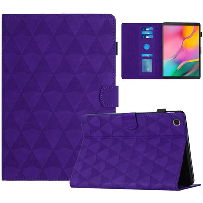 For Samsung Galaxy Tab A 10.1 (2019) Case Auto Wake Sleep Diamond Pattern Leather Cover