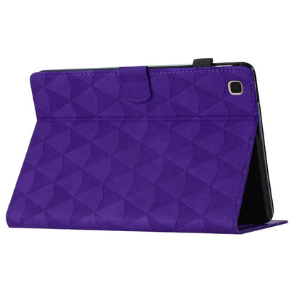 For Samsung Galaxy Tab A 10.1 (2019) Case Auto Wake Sleep Diamond Pattern Leather Cover