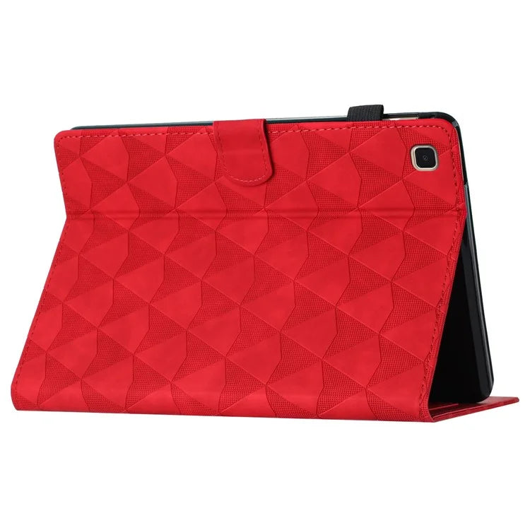 For Samsung Galaxy Tab A 10.1 (2019) Case Auto Wake Sleep Diamond Pattern Leather Cover