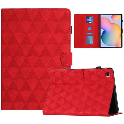 For Samsung Galaxy Tab S6 Lite (2024) / S6 Lite (2022) / S6 Lite (2020) SM-P610 P615 Leather Case Diamond Pattern Tablet Cover