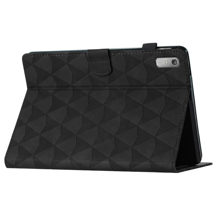 For Lenovo Tab P11 Gen 2 Leather Case Stand Diamond Pattern Tablet Cover with Card Holder