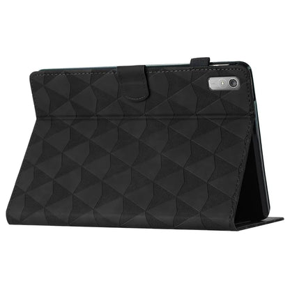 For Lenovo Tab P11 Gen 2 Leather Case Stand Diamond Pattern Tablet Cover with Card Holder