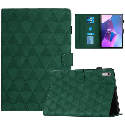 For Lenovo Tab P11 Gen 2 Leather Case Stand Diamond Pattern Tablet Cover with Card Holder