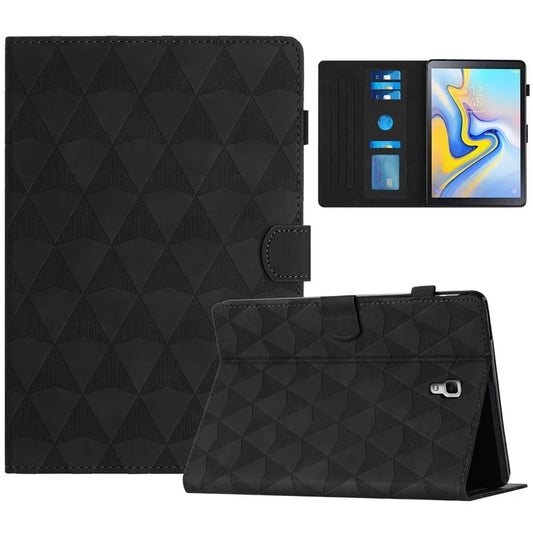 For Samsung Galaxy Tab A 10.5 (2018) T590 Case Stand Diamond Pattern Tablet Leather Cover