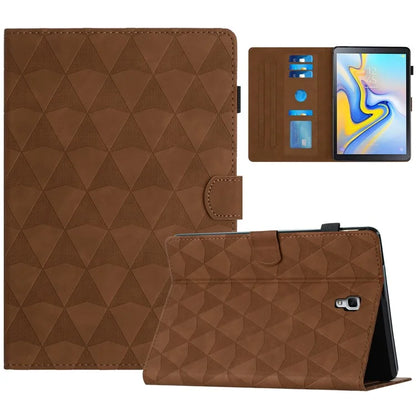 For Samsung Galaxy Tab A 10.5 (2018) T590 Case Stand Diamond Pattern Tablet Leather Cover