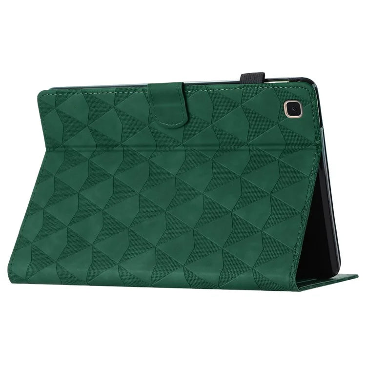 For Samsung Galaxy Tab A7 10.4 (2022) / (2020) Case Diamond Pattern Leather Cover Stand