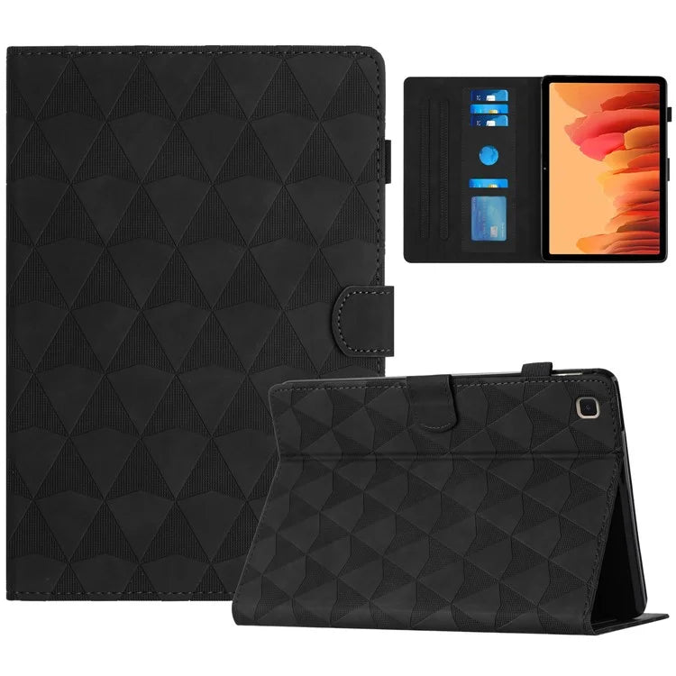 For Samsung Galaxy Tab A7 10.4 (2022) / (2020) Case Diamond Pattern Leather Cover Stand