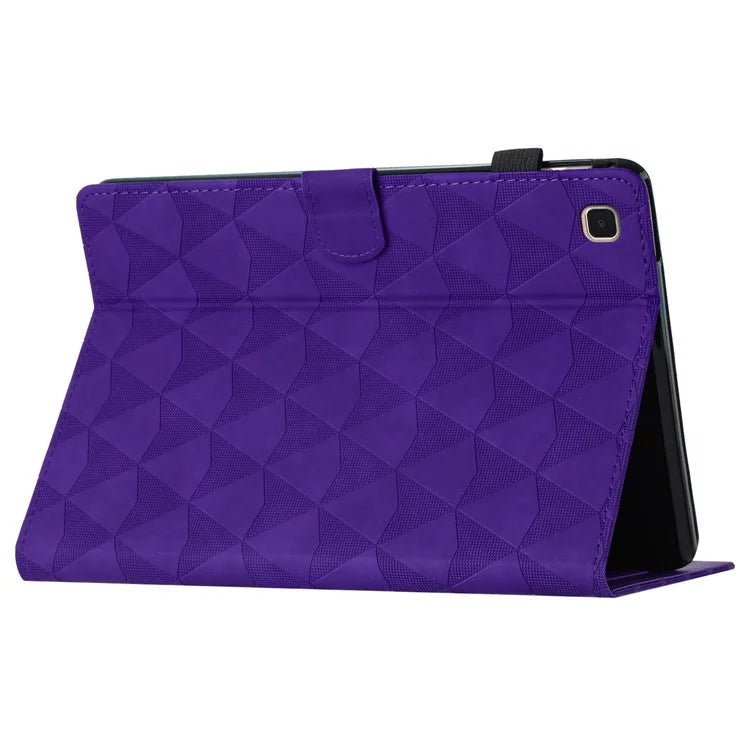 For Samsung Galaxy Tab A7 10.4 (2022) / (2020) Case Diamond Pattern Leather Cover Stand