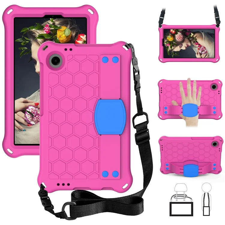 For Samsung Galaxy Tab A9+ Honeycomb Texture Case Kickstand EVA Tablet Cover