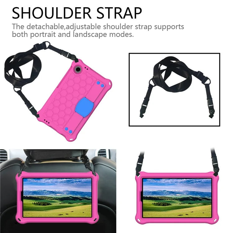 For Samsung Galaxy Tab A9+ Honeycomb Texture Case Kickstand EVA Tablet Cover