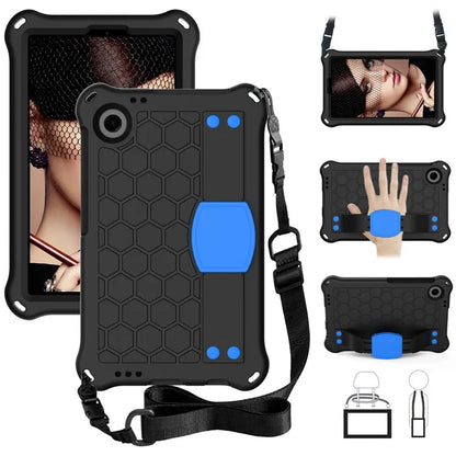 For Samsung Galaxy Tab A9+ Honeycomb Texture Case Kickstand EVA Tablet Cover