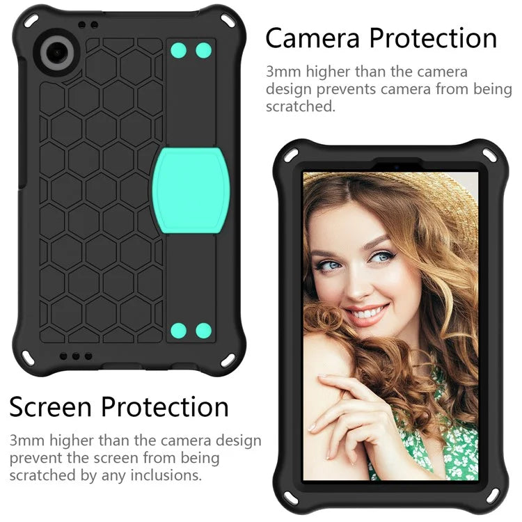 For Samsung Galaxy Tab A9+ Honeycomb Texture Case Kickstand EVA Tablet Cover