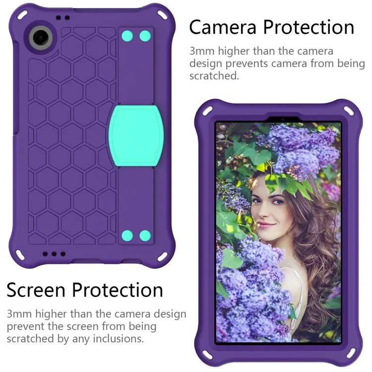 For Samsung Galaxy Tab A9+ Honeycomb Texture Case Kickstand EVA Tablet Cover