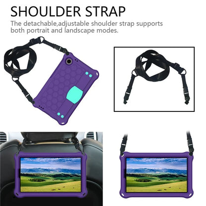 For Samsung Galaxy Tab A9+ Honeycomb Texture Case Kickstand EVA Tablet Cover