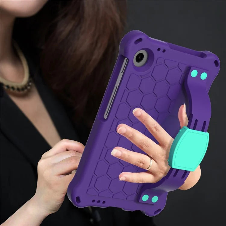For Samsung Galaxy Tab A9+ Honeycomb Texture Case Kickstand EVA Tablet Cover