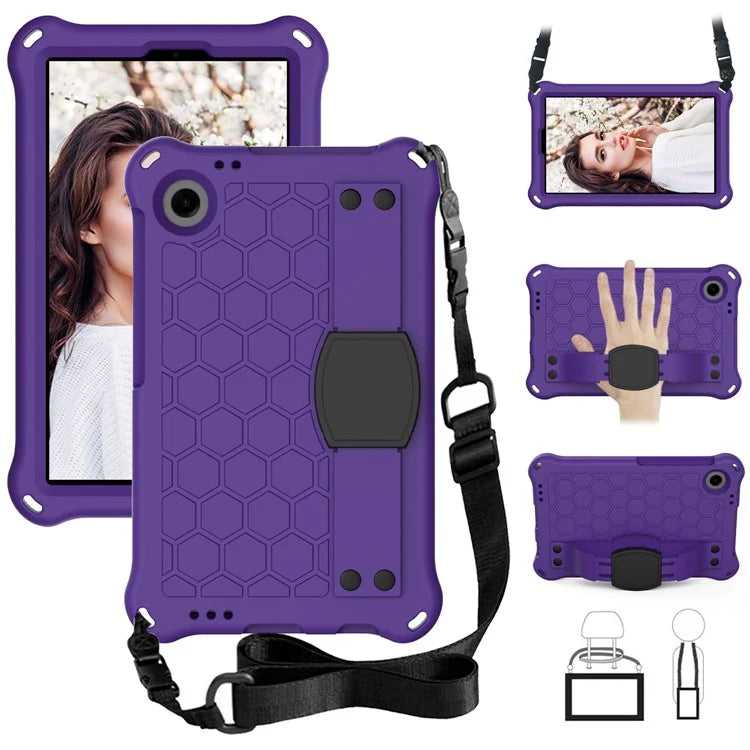 For Samsung Galaxy Tab A9+ Honeycomb Texture Case Kickstand EVA Tablet Cover