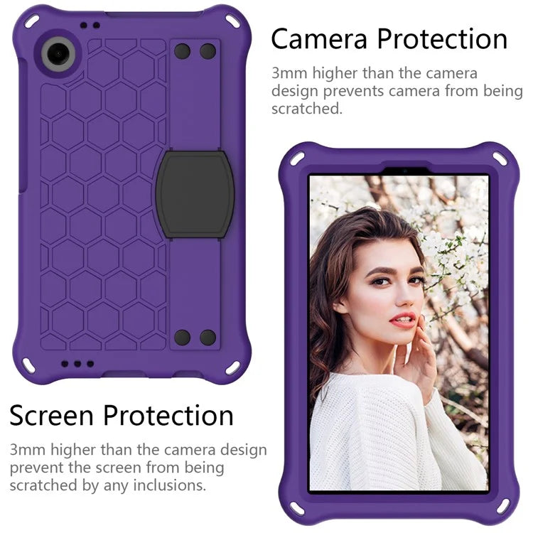 For Samsung Galaxy Tab A9+ Honeycomb Texture Case Kickstand EVA Tablet Cover