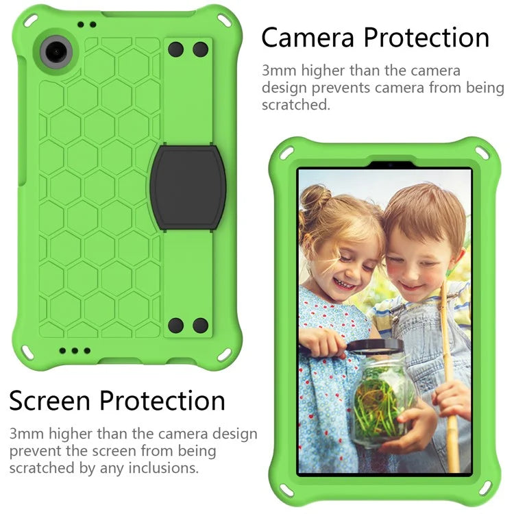 For Samsung Galaxy Tab A9+ Honeycomb Texture Case Kickstand EVA Tablet Cover