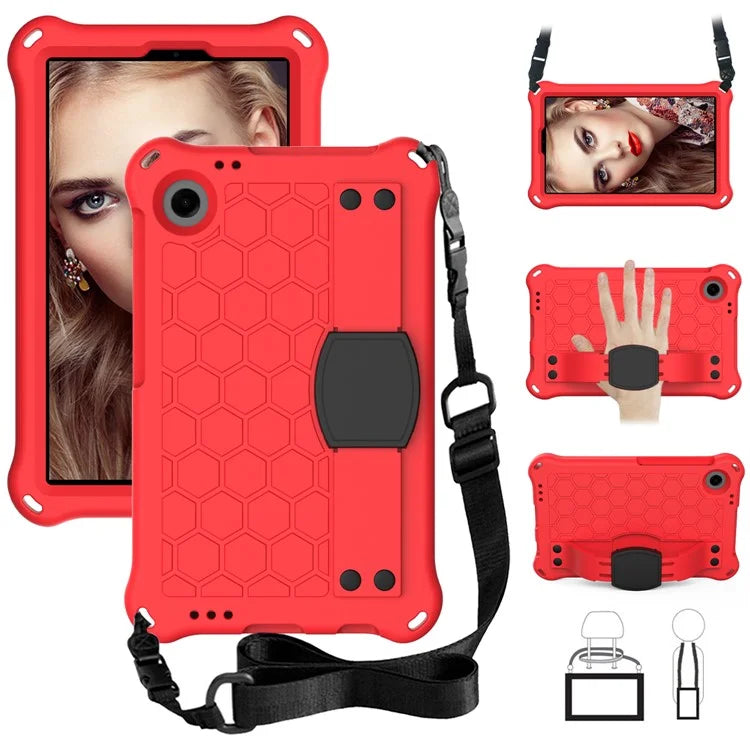 For Samsung Galaxy Tab A9+ Honeycomb Texture Case Kickstand EVA Tablet Cover