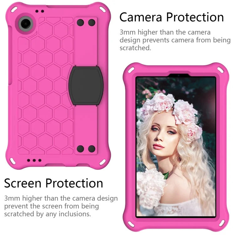 For Samsung Galaxy Tab A9+ Honeycomb Texture Case Kickstand EVA Tablet Cover