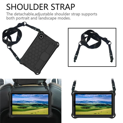 For Samsung Galaxy Tab A9+ Honeycomb Texture Case Kickstand EVA Tablet Cover