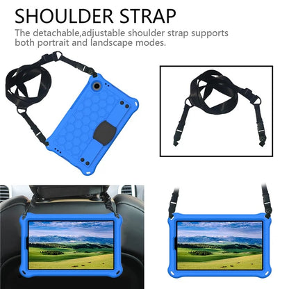 For Samsung Galaxy Tab A9+ Honeycomb Texture Case Kickstand EVA Tablet Cover