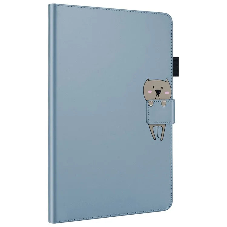 For iPad Pro 11 (2020) / (2021) / (2022) Stand Case Card Holder Cartoon Animal Pattern Leather Cover