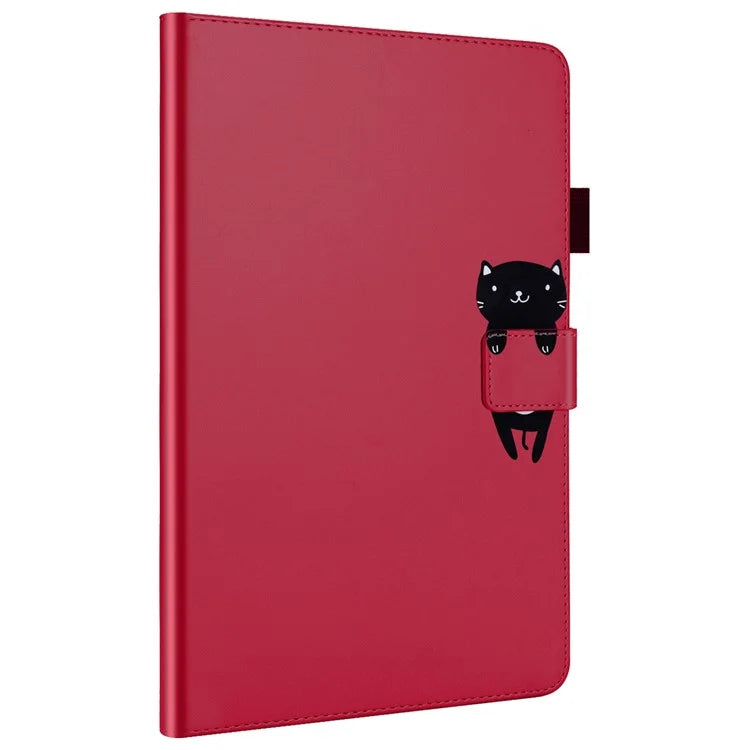 For iPad Pro 11 (2020) / (2021) / (2022) Stand Case Card Holder Cartoon Animal Pattern Leather Cover