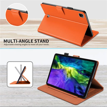 For iPad Pro 11 (2020) / (2021) / (2022) Stand Case Card Holder Cartoon Animal Pattern Leather Cover