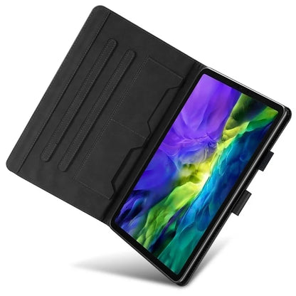 For iPad Pro 11 (2020) / (2021) / (2022) Stand Case Card Holder Cartoon Animal Pattern Leather Cover