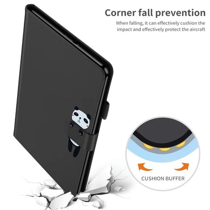 For iPad Pro 11 (2020) / (2021) / (2022) Stand Case Card Holder Cartoon Animal Pattern Leather Cover
