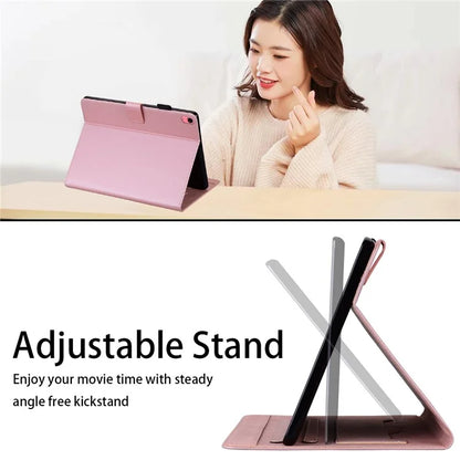 For iPad 10.9 (2022) Leather Case Animal Pattern Card Holder Stand Tablet Cover
