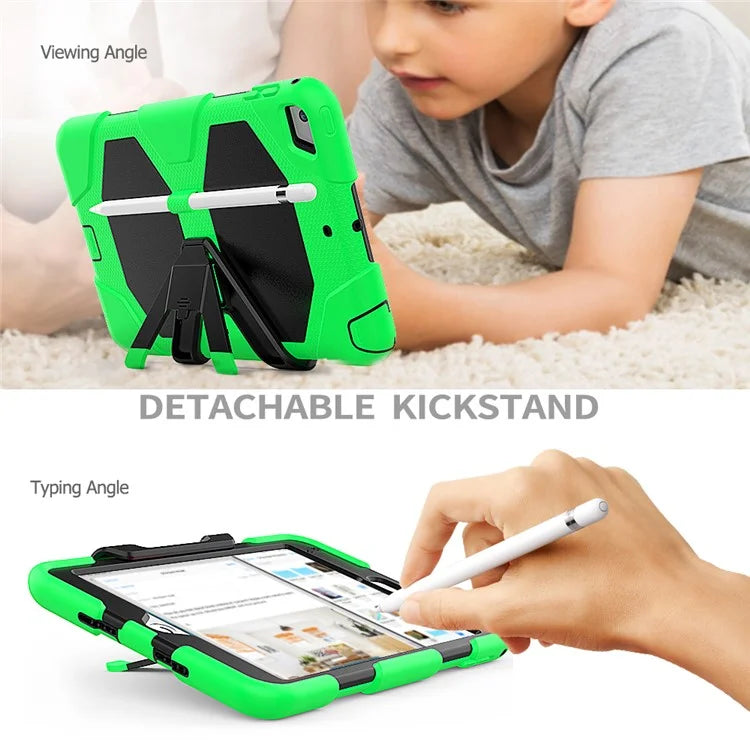 For iPad mini 4 / mini (2019) 7.9 inch Kickstand Case Tablet Case with PET Screen Protector