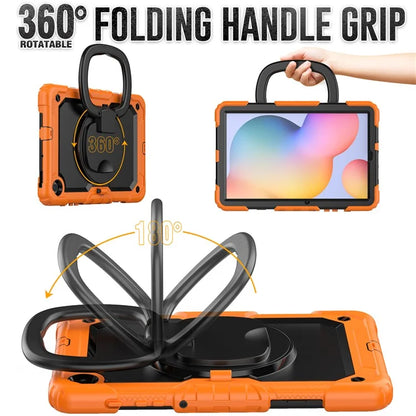 For Samsung Galaxy Tab S6 Lite (2024) / S6 Lite (2022) / S6 Lite (2020) P610 P615 P613 P619 Case Tablet Kickstand Cover with Shoulder Strap