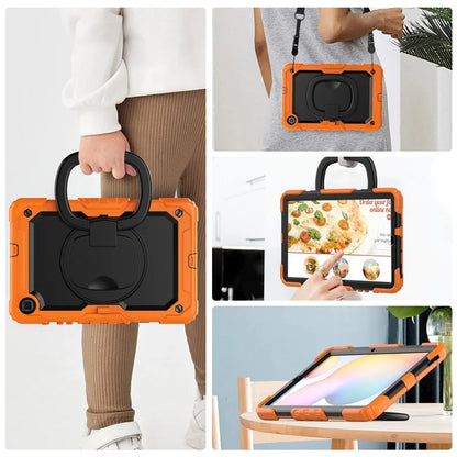 For Samsung Galaxy Tab S6 Lite (2024) / S6 Lite (2022) / S6 Lite (2020) P610 P615 P613 P619 Case Tablet Kickstand Cover with Shoulder Strap