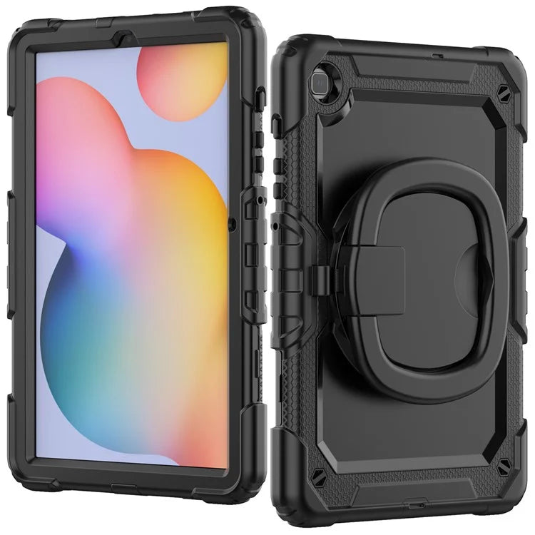 For Samsung Galaxy Tab S6 Lite (2024) / S6 Lite (2022) / S6 Lite (2020) P610 P615 P613 P619 Case Tablet Kickstand Cover with Shoulder Strap