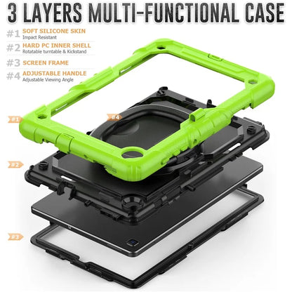 For Samsung Galaxy Tab S6 Lite (2024) / S6 Lite (2022) / S6 Lite (2020) P610 P615 P613 P619 Case Tablet Kickstand Cover