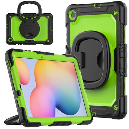 For Samsung Galaxy Tab S6 Lite (2024) / S6 Lite (2022) / S6 Lite (2020) P610 P615 P613 P619 Case Tablet Kickstand Cover+Yellowgreen PC