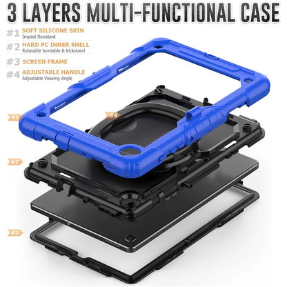 For Samsung Galaxy Tab S6 Lite (2024) / S6 Lite (2022) / S6 Lite (2020) P610 P615 P613 P619 Case Tablet Kickstand Cover