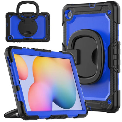 For Samsung Galaxy Tab S6 Lite (2024) / S6 Lite (2022) / S6 Lite (2020) P610 P615 P613 P619 Case Tablet Kickstand Cover+Dark Blue PC