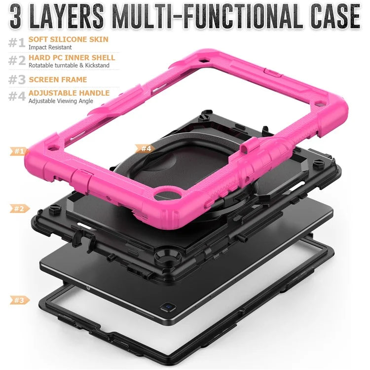 For Samsung Galaxy Tab S6 Lite (2024) / S6 Lite (2022) / S6 Lite (2020) P610 P615 P613 P619 Case Tablet Kickstand Cover