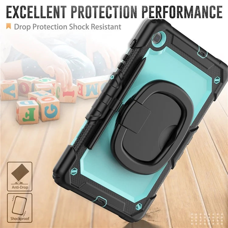 For Samsung Galaxy Tab S6 Lite (2024) / S6 Lite (2022) / S6 Lite (2020) P610 P615 P613 P619 Case Tablet Kickstand Cover+Baby Blue PC